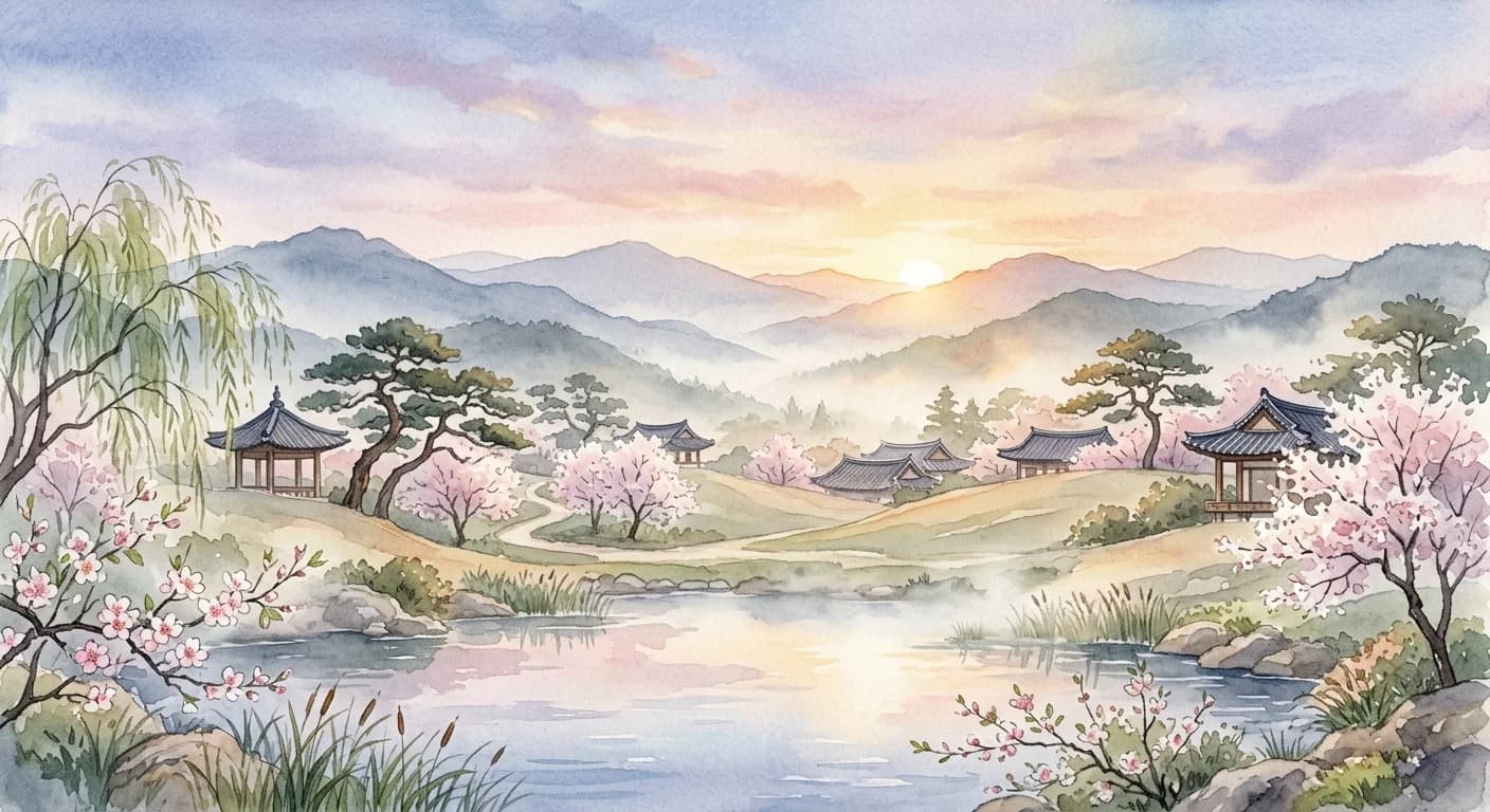 Artistic representation of Annyeonghaseyo