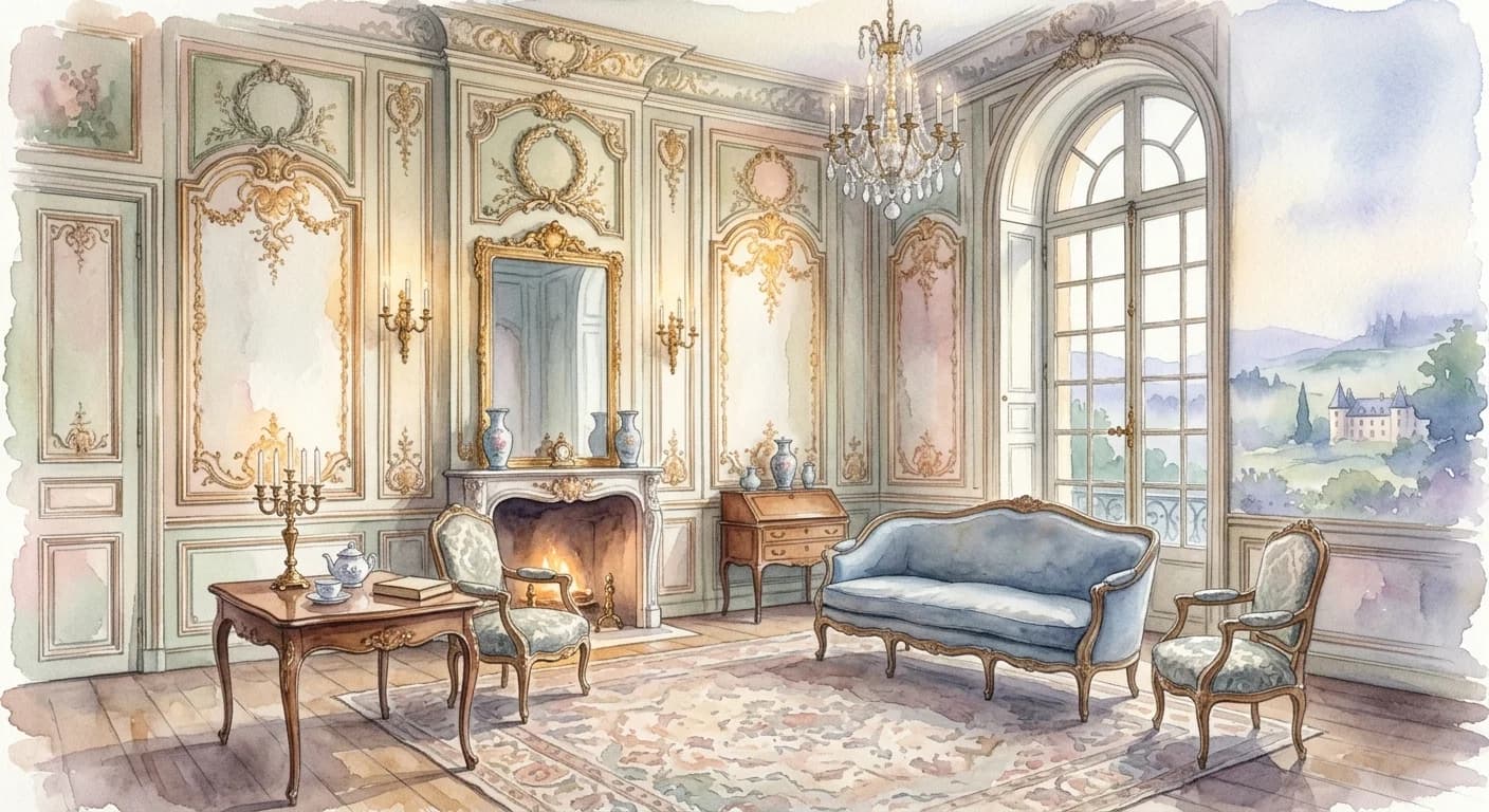 Artistic representation of Boiserie
