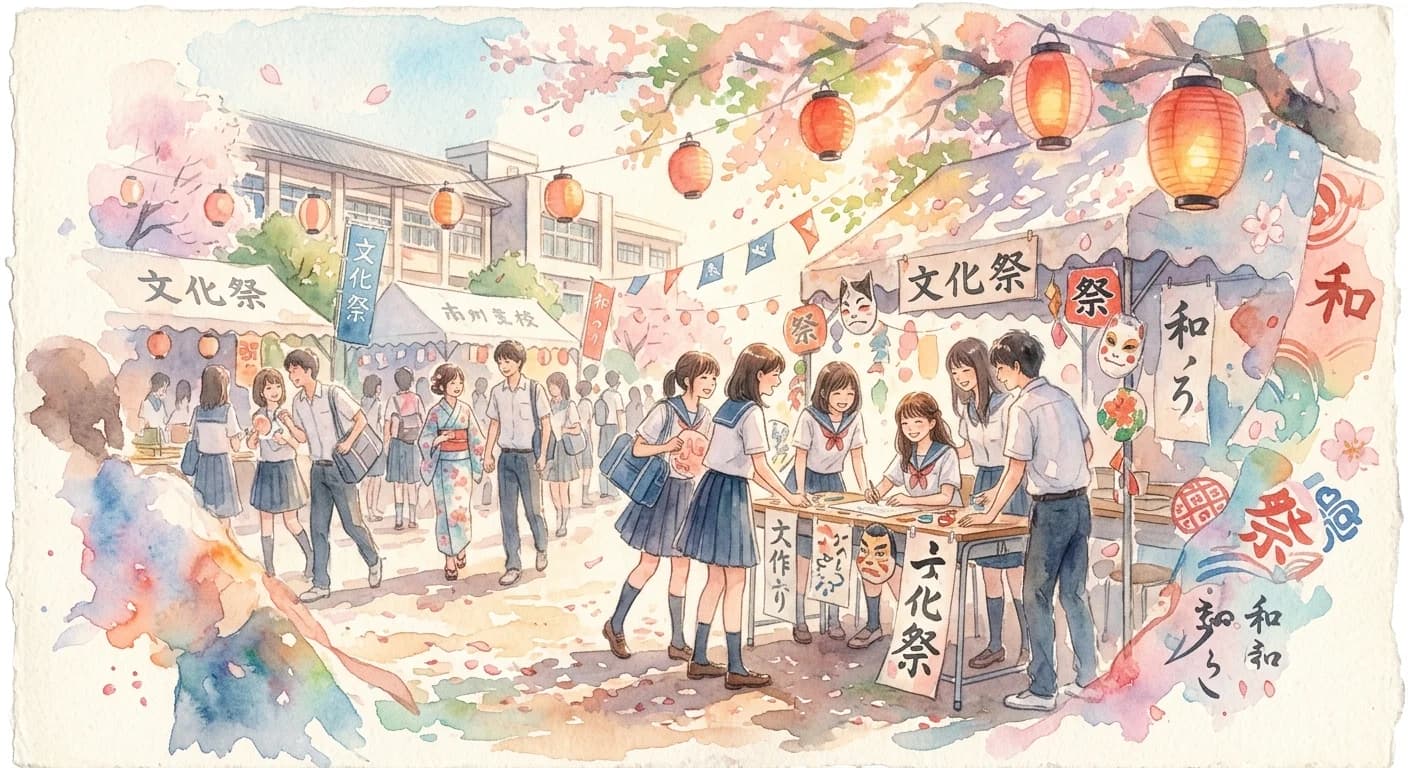 Artistic representation of Bunkasai