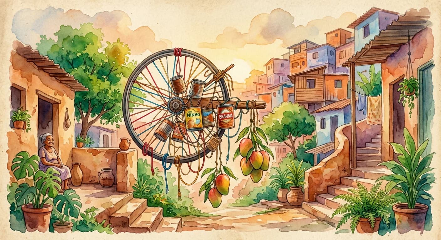 Artistic representation of Gambiarra