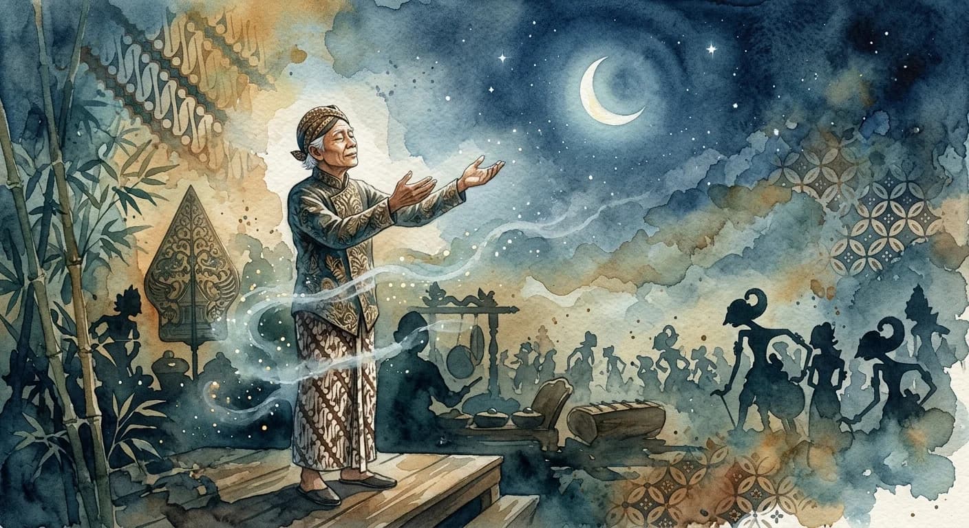 Artistic representation of Dalang