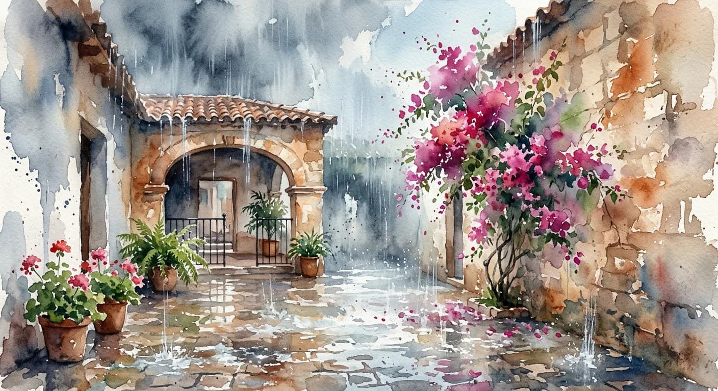Artistic representation of Aguacero