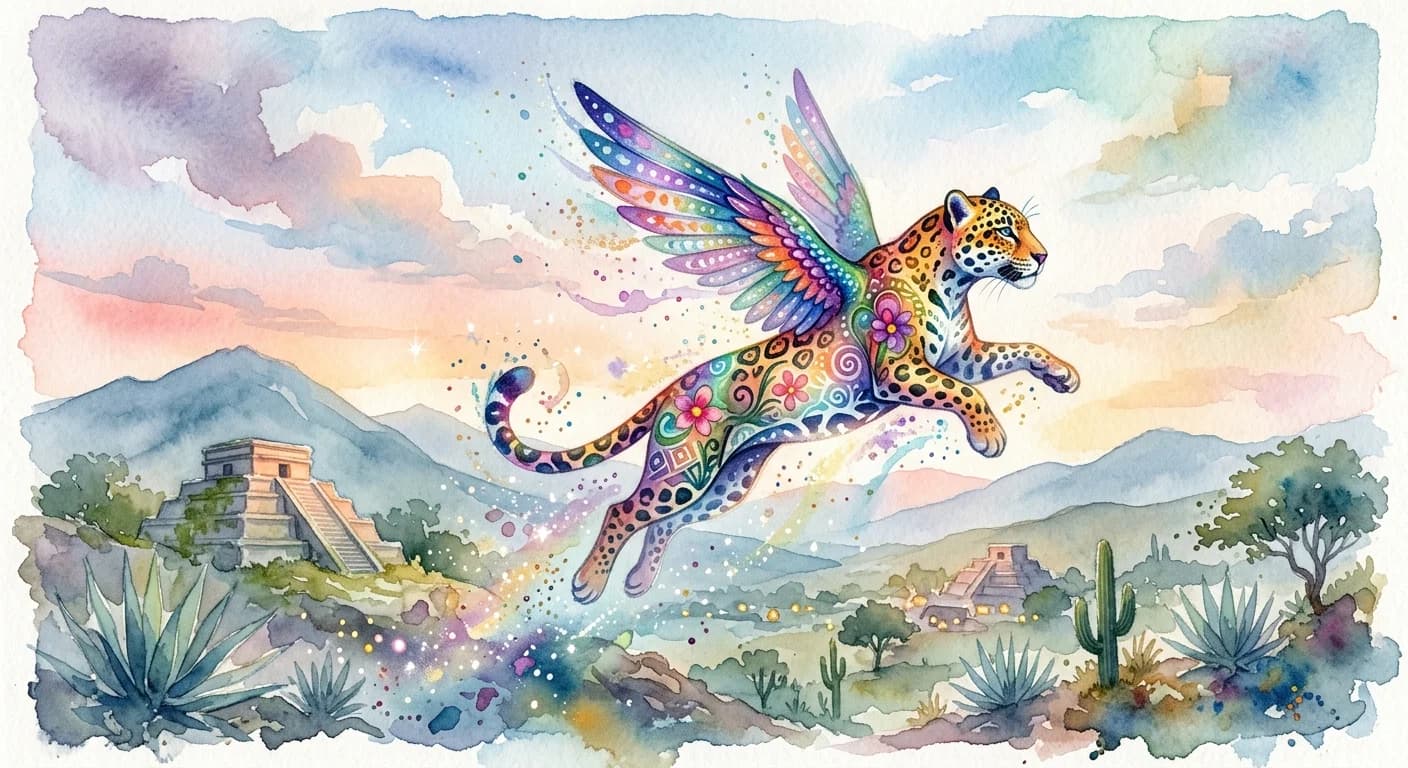 Artistic representation of Alebrijes