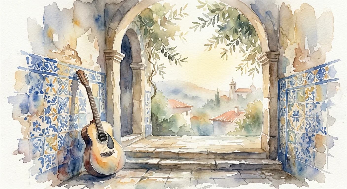 Artistic representation of Azulejo