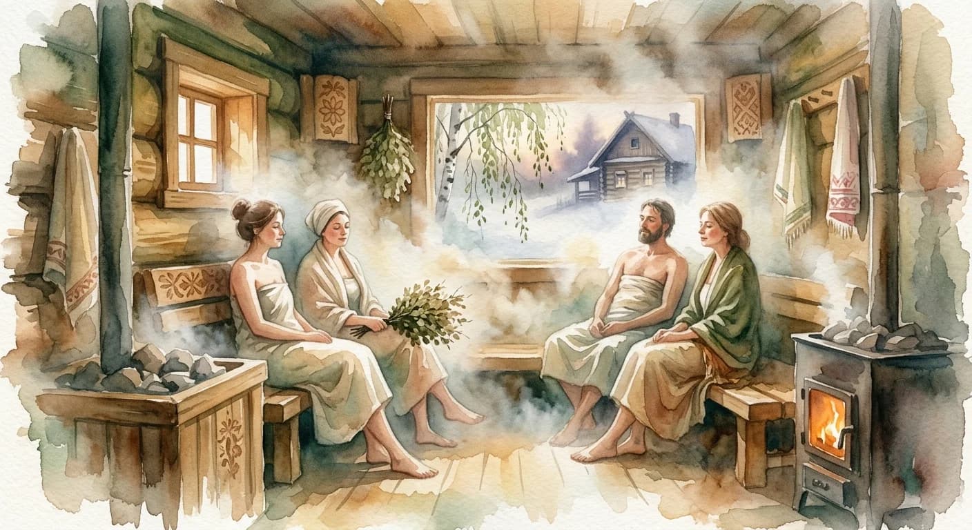 Artistic representation of Banya
