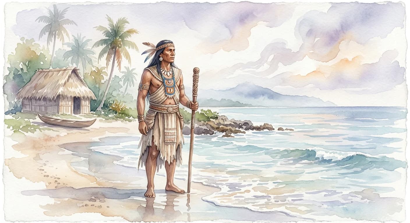Artistic representation of Cacique