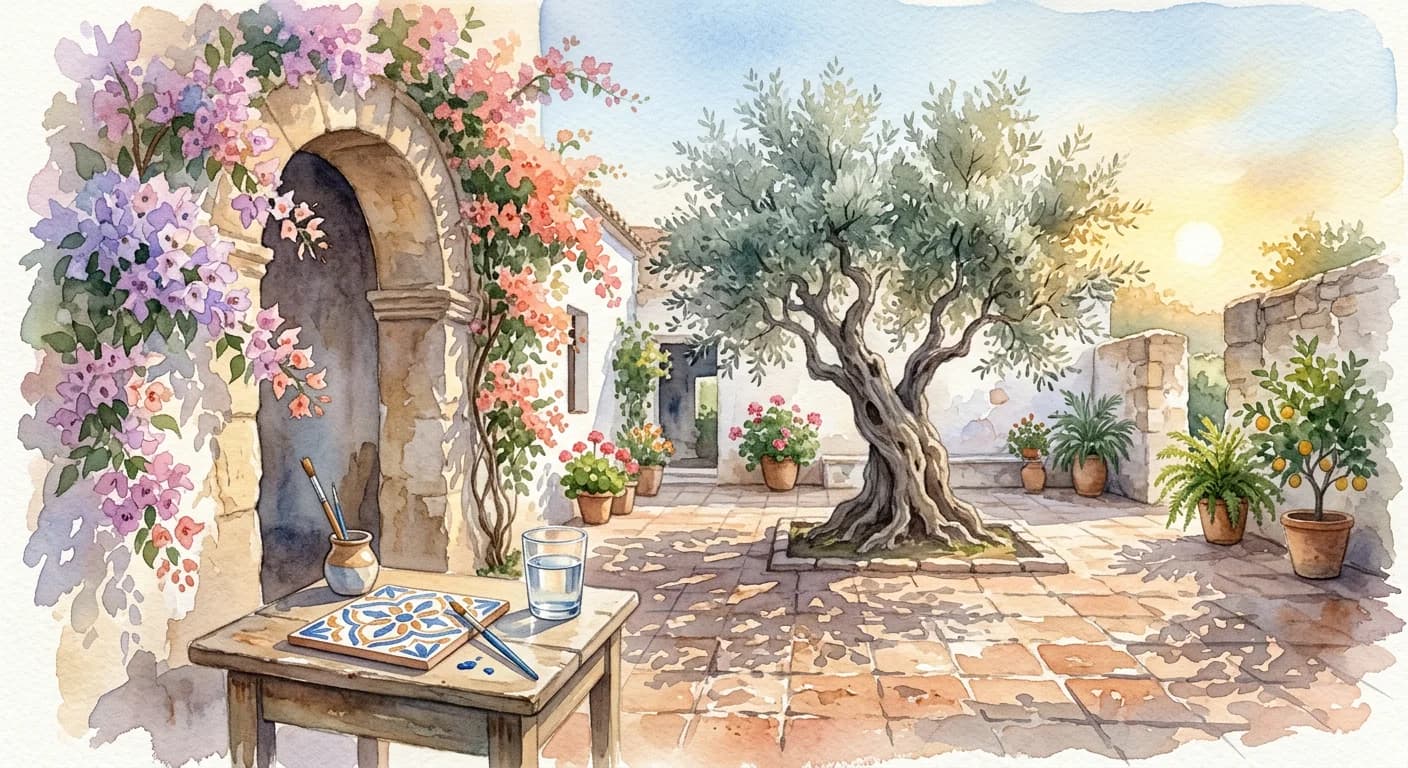 Artistic representation of Descanso