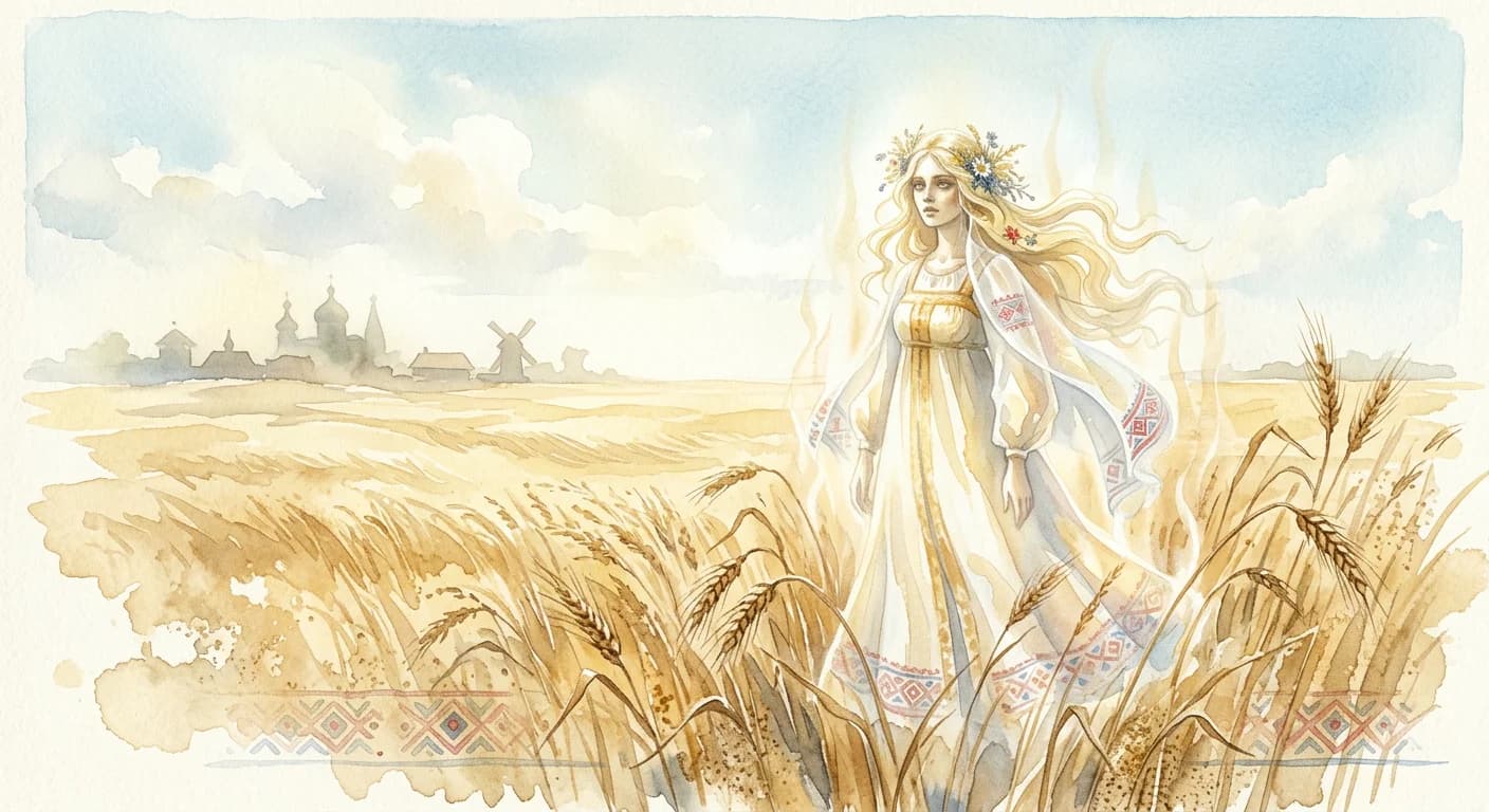 Artistic representation of Poludnitsa