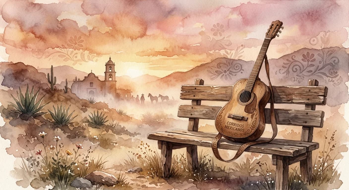 Artistic representation of Corrido