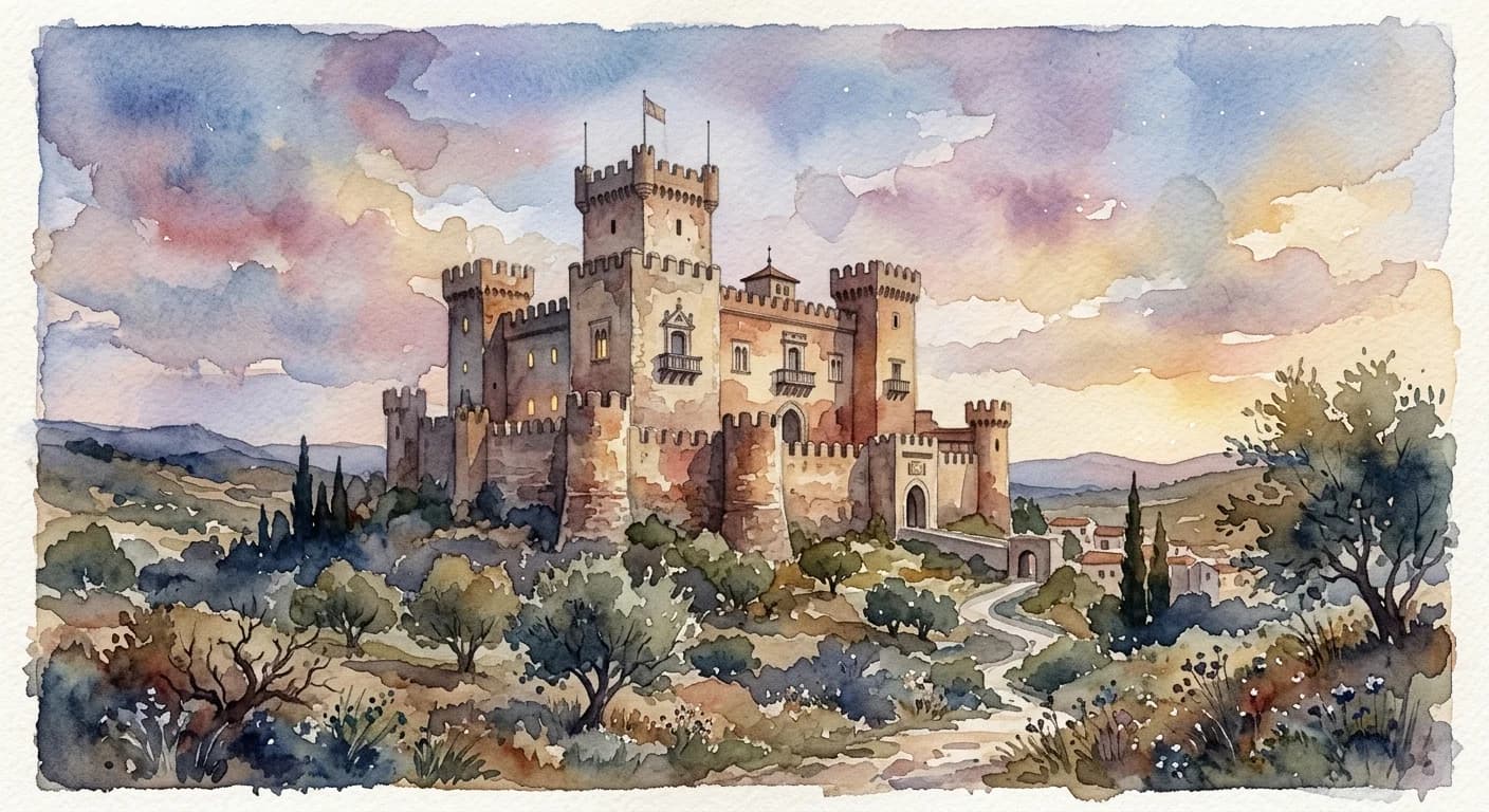 Artistic representation of Castillo