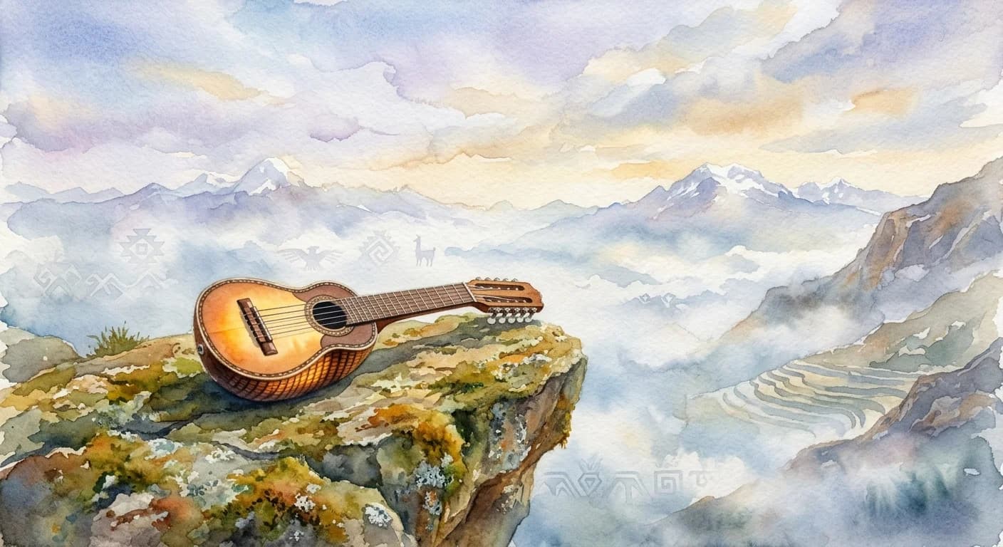 Artistic representation of Charango