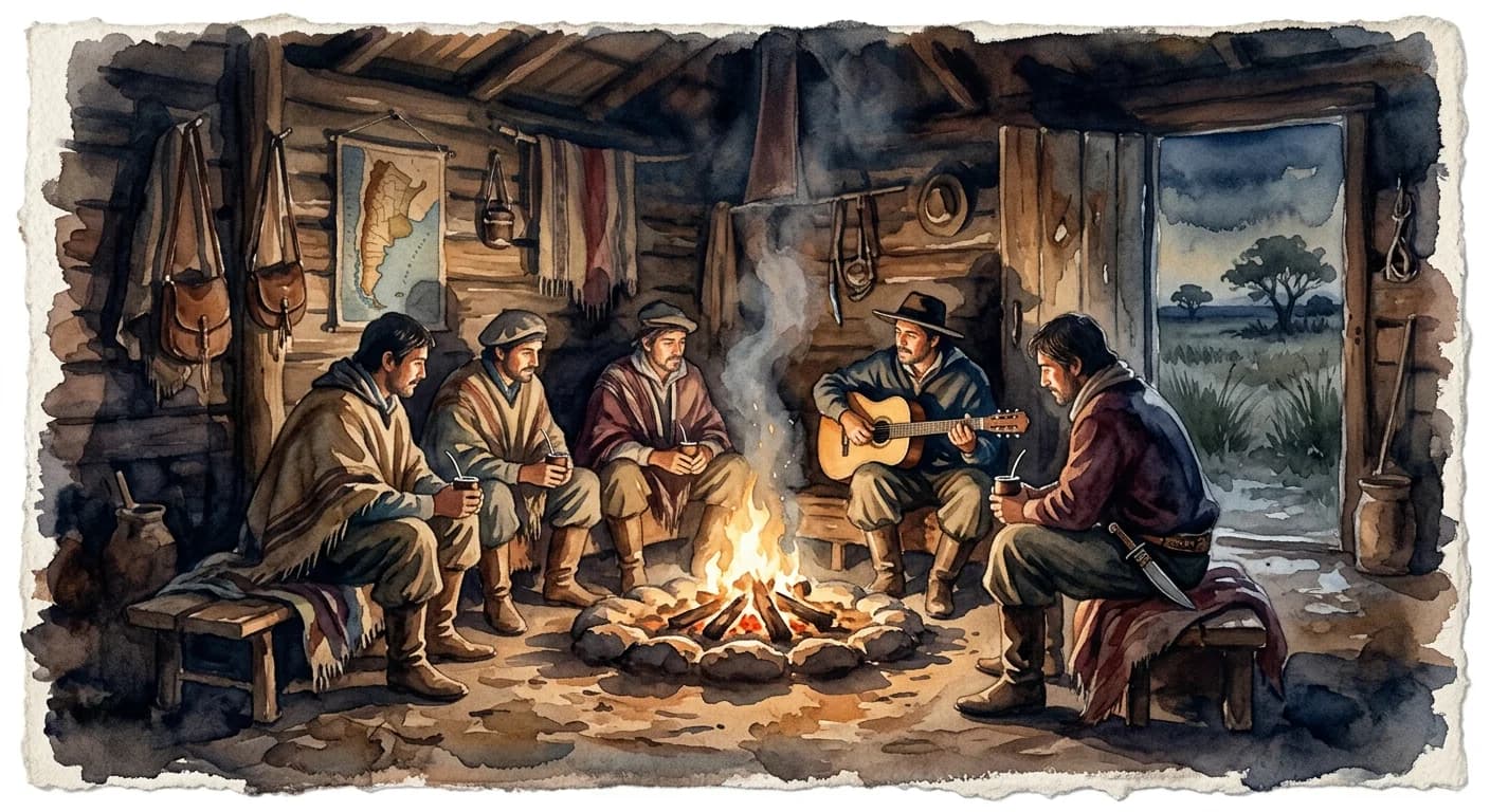 Artistic representation of Fogón