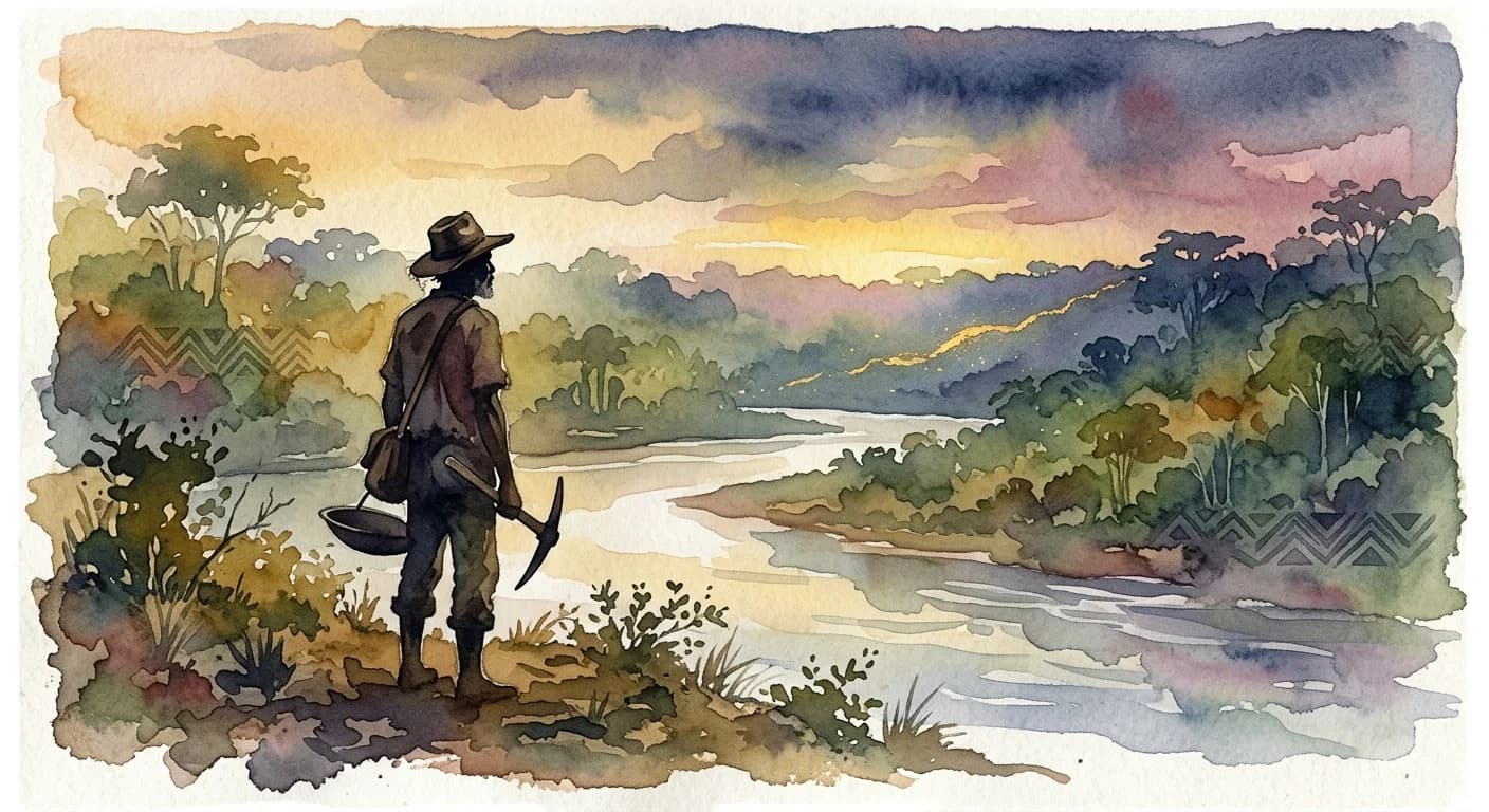 Artistic representation of Garimpeiro