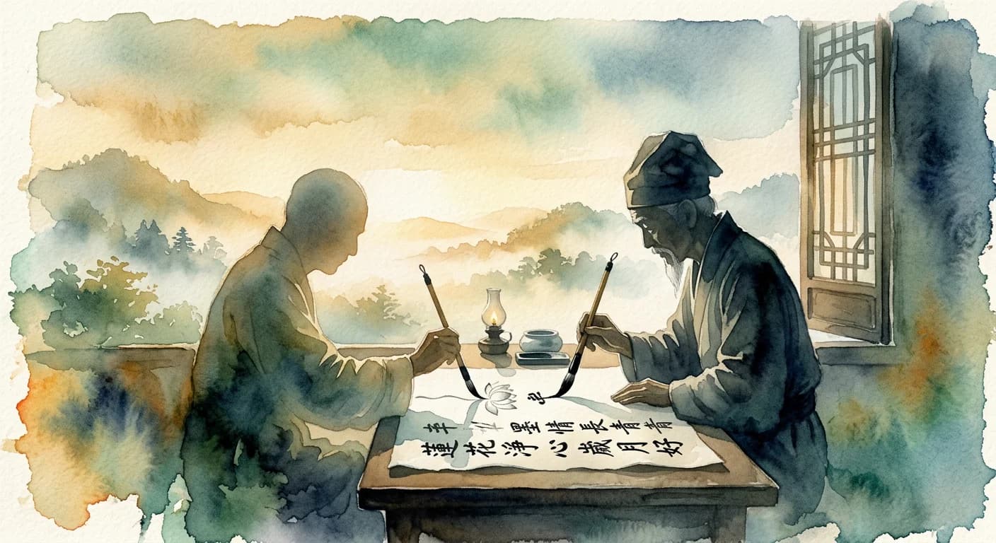 Artistic representation of Gongfu