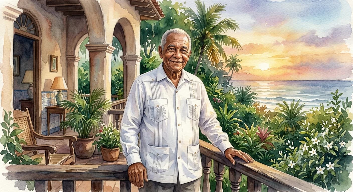 Artistic representation of Guayabera
