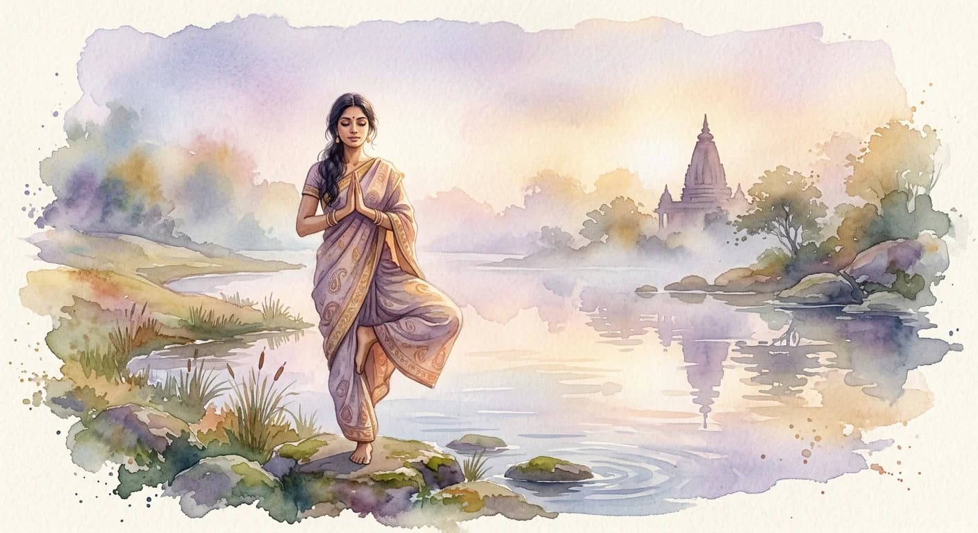 Artistic representation of Hatha