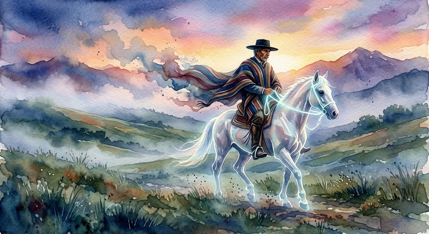 Artistic representation of Huaso