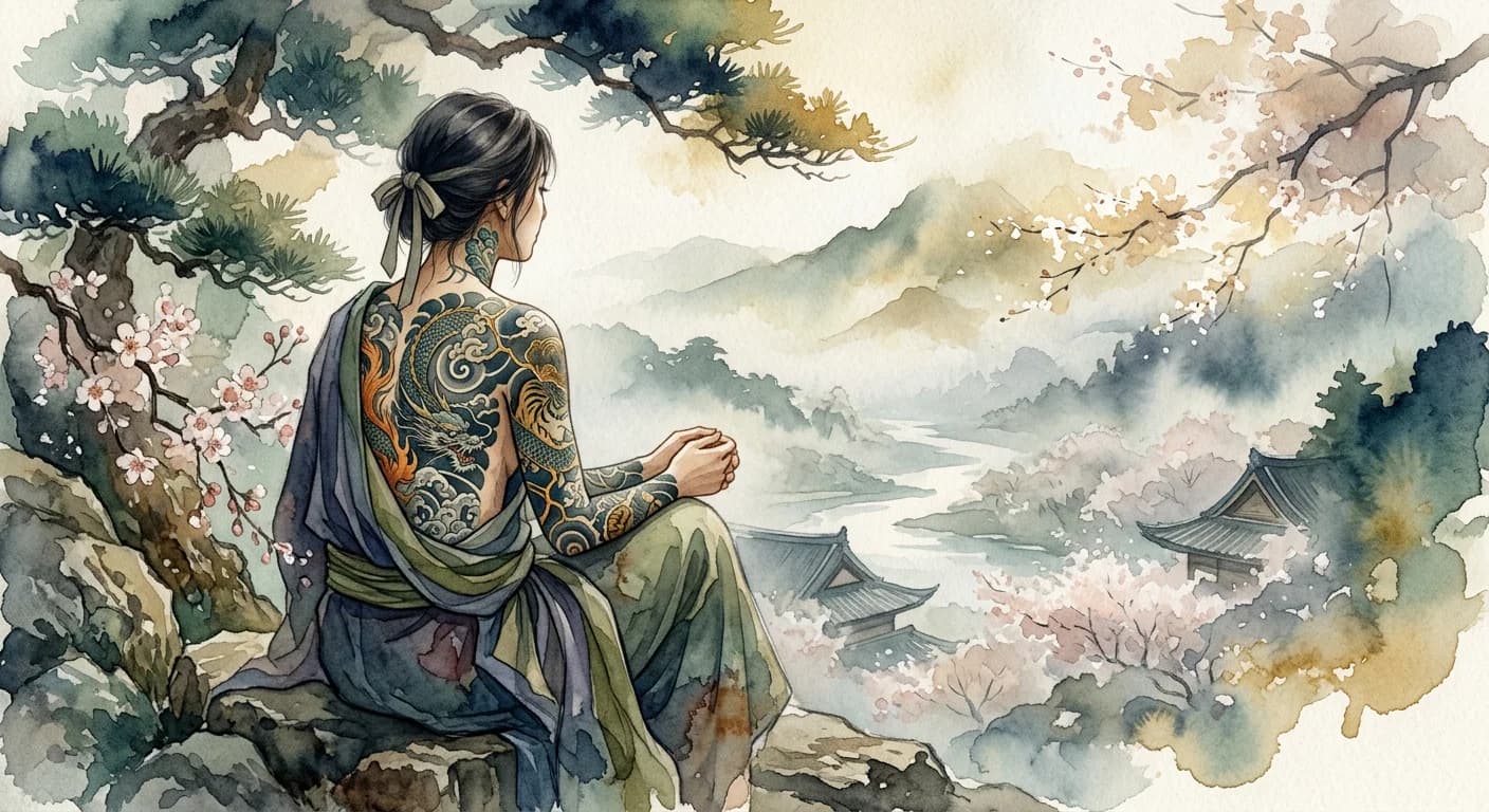 Artistic representation of Irezumi