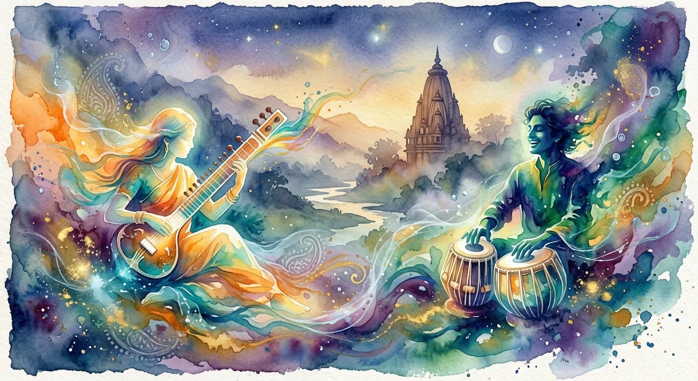 Artistic representation of Jugalbandi