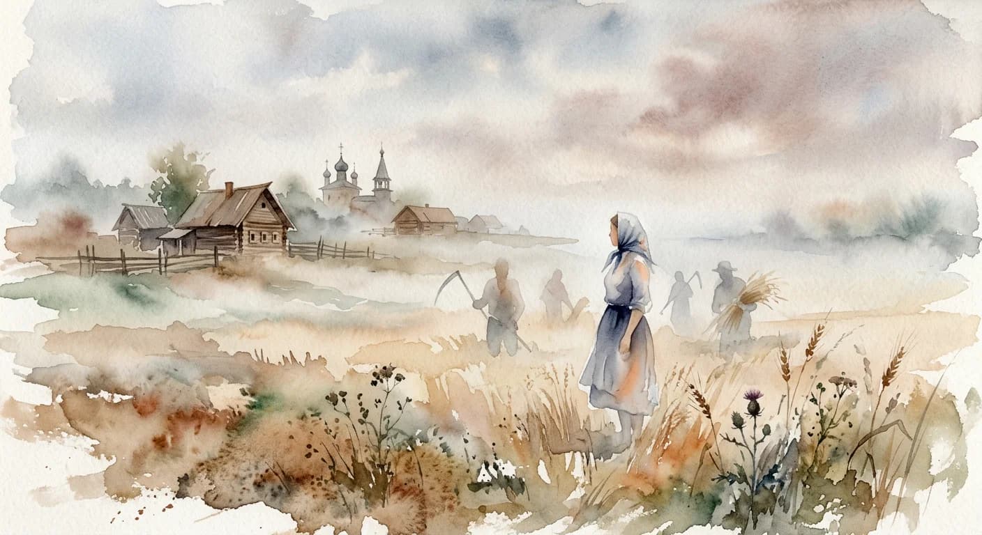 Artistic representation of Kolhoze