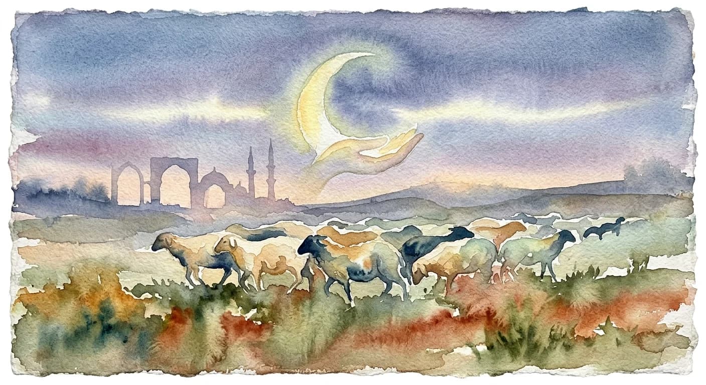 Artistic representation of Kurban