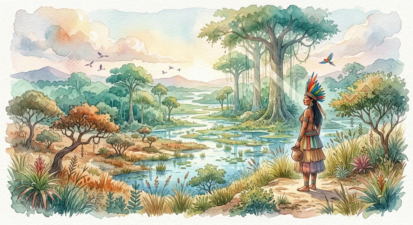 Artistic representation of Mato grosso