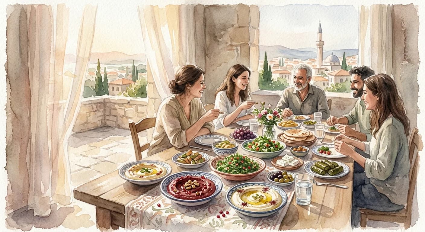 Artistic representation of Mezze
