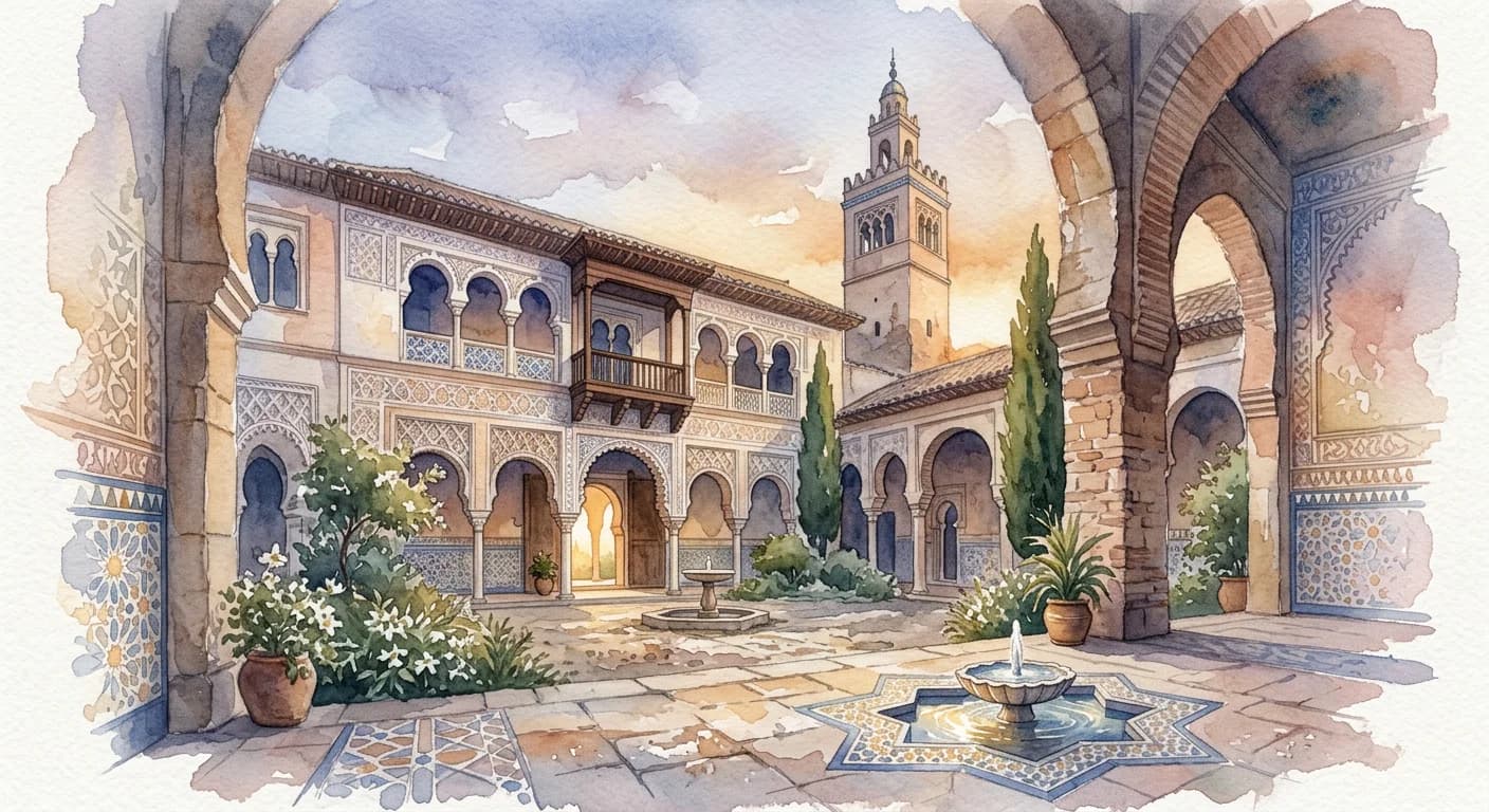 Artistic representation of Mudéjar