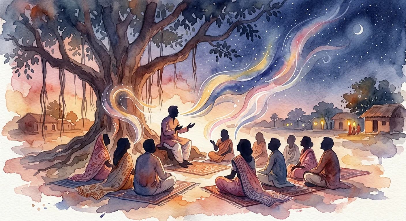 Artistic representation of Mushaira