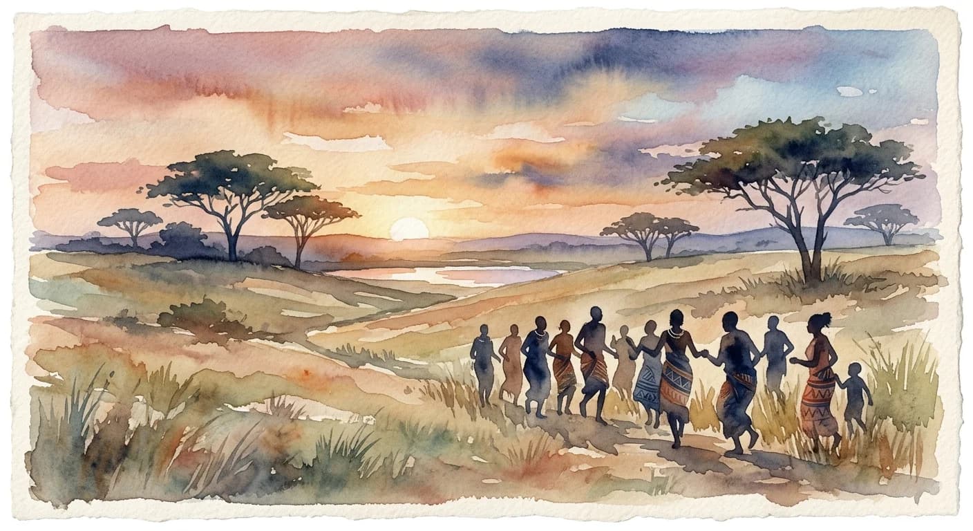 Artistic representation of Ngoma