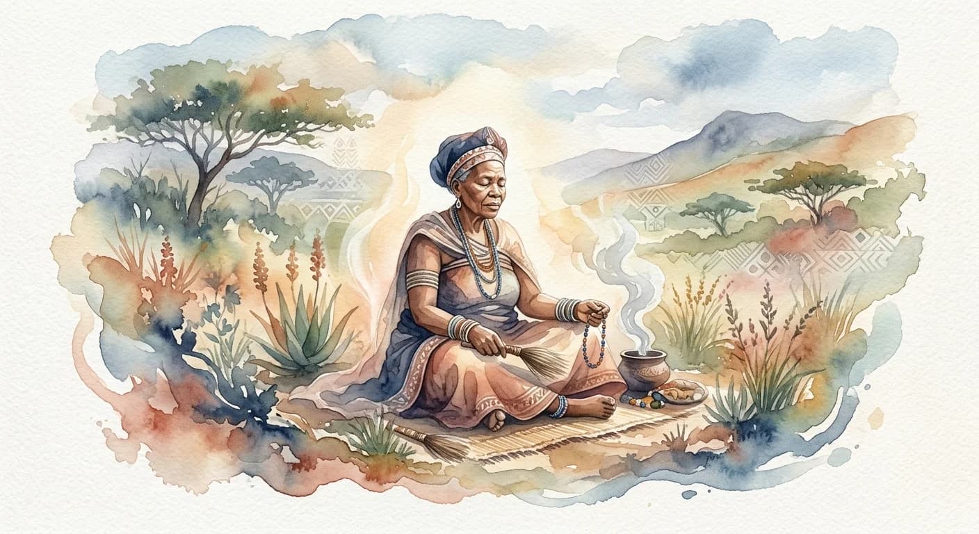 Artistic representation of Sangoma