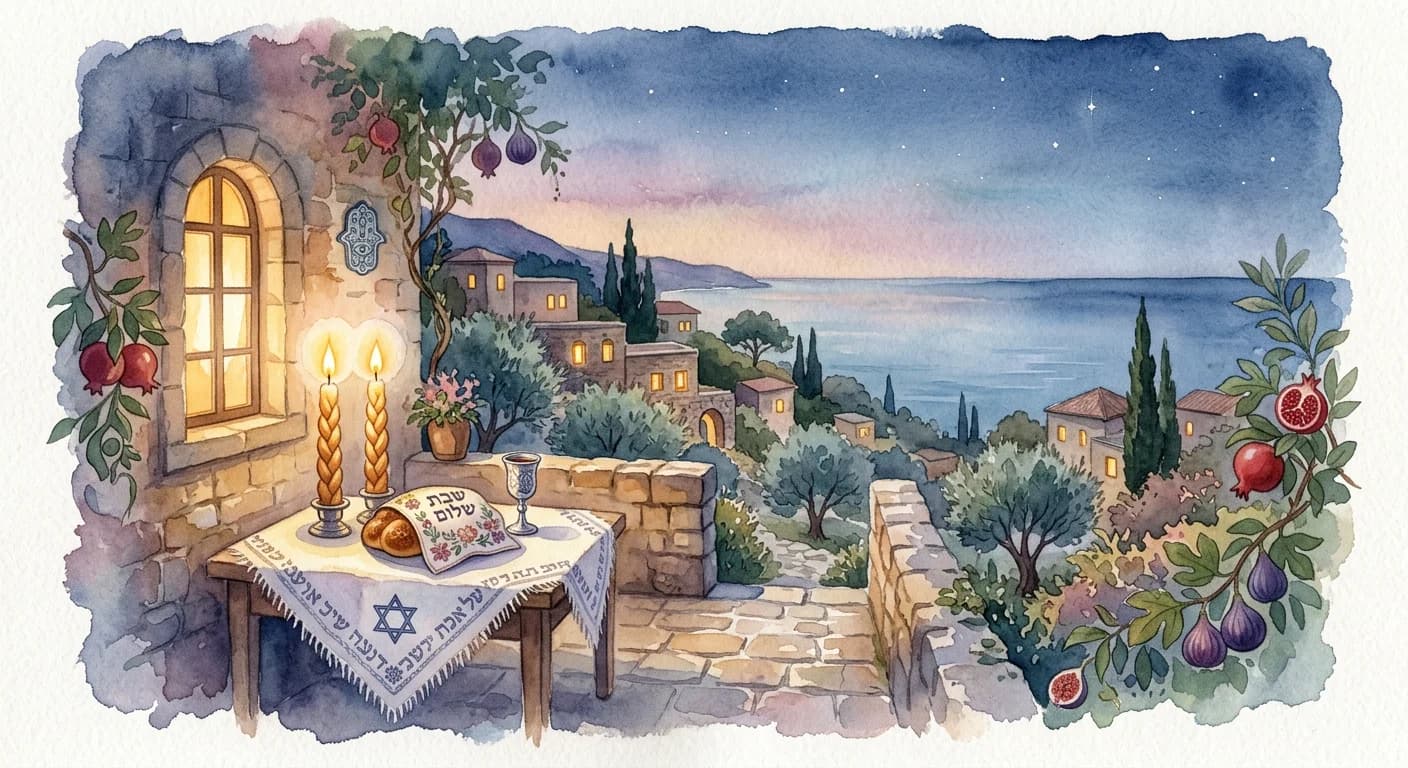 Artistic representation of Shabat