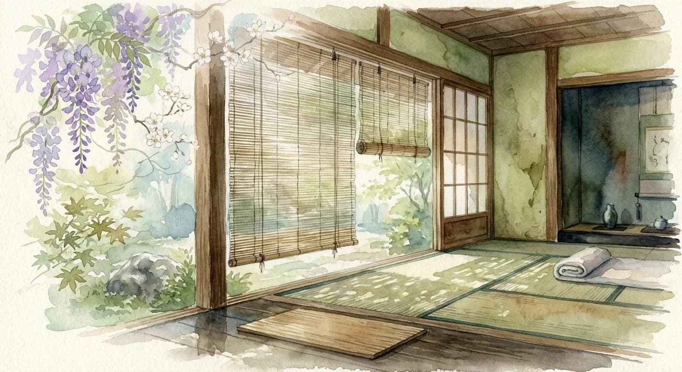 Artistic representation of Sudare