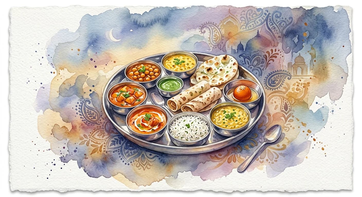 Artistic representation of Thali