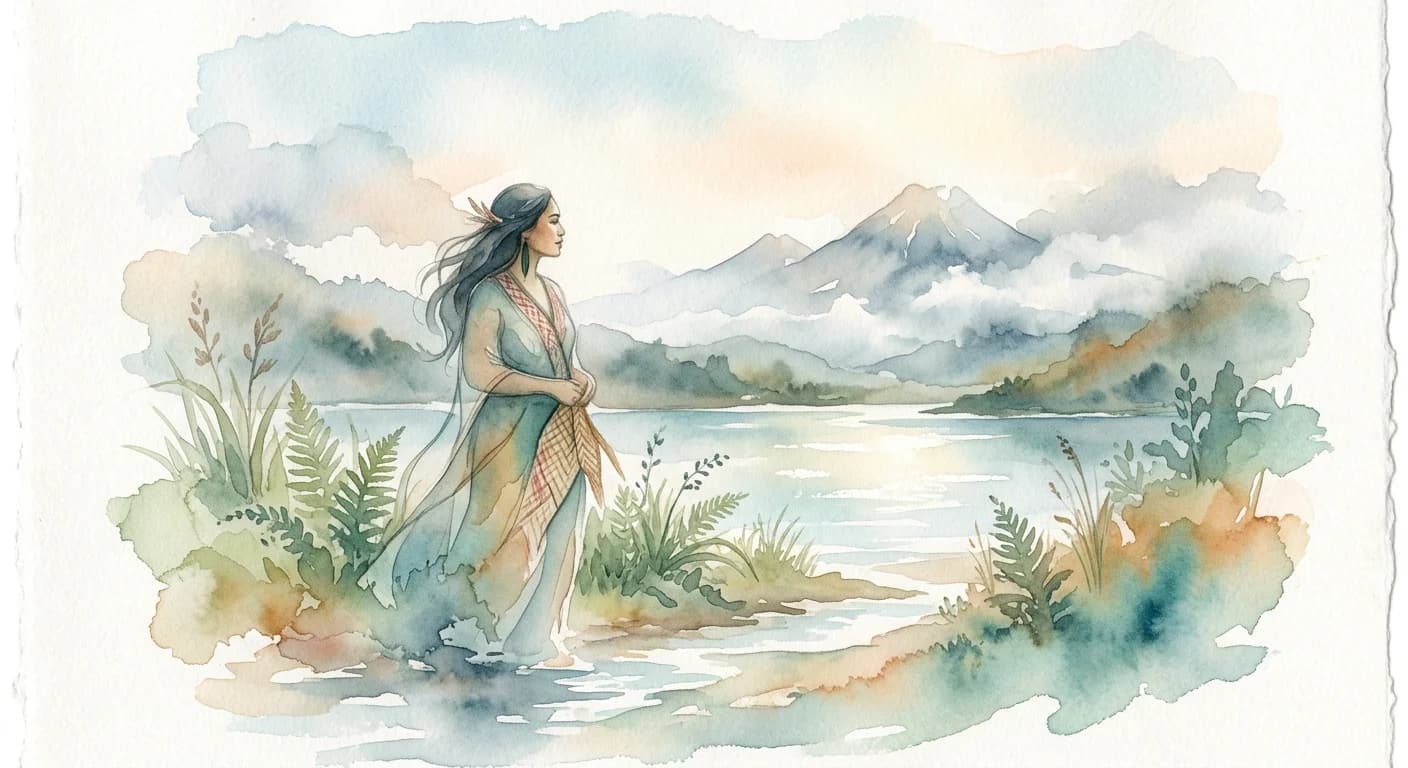 Artistic representation of Wahine