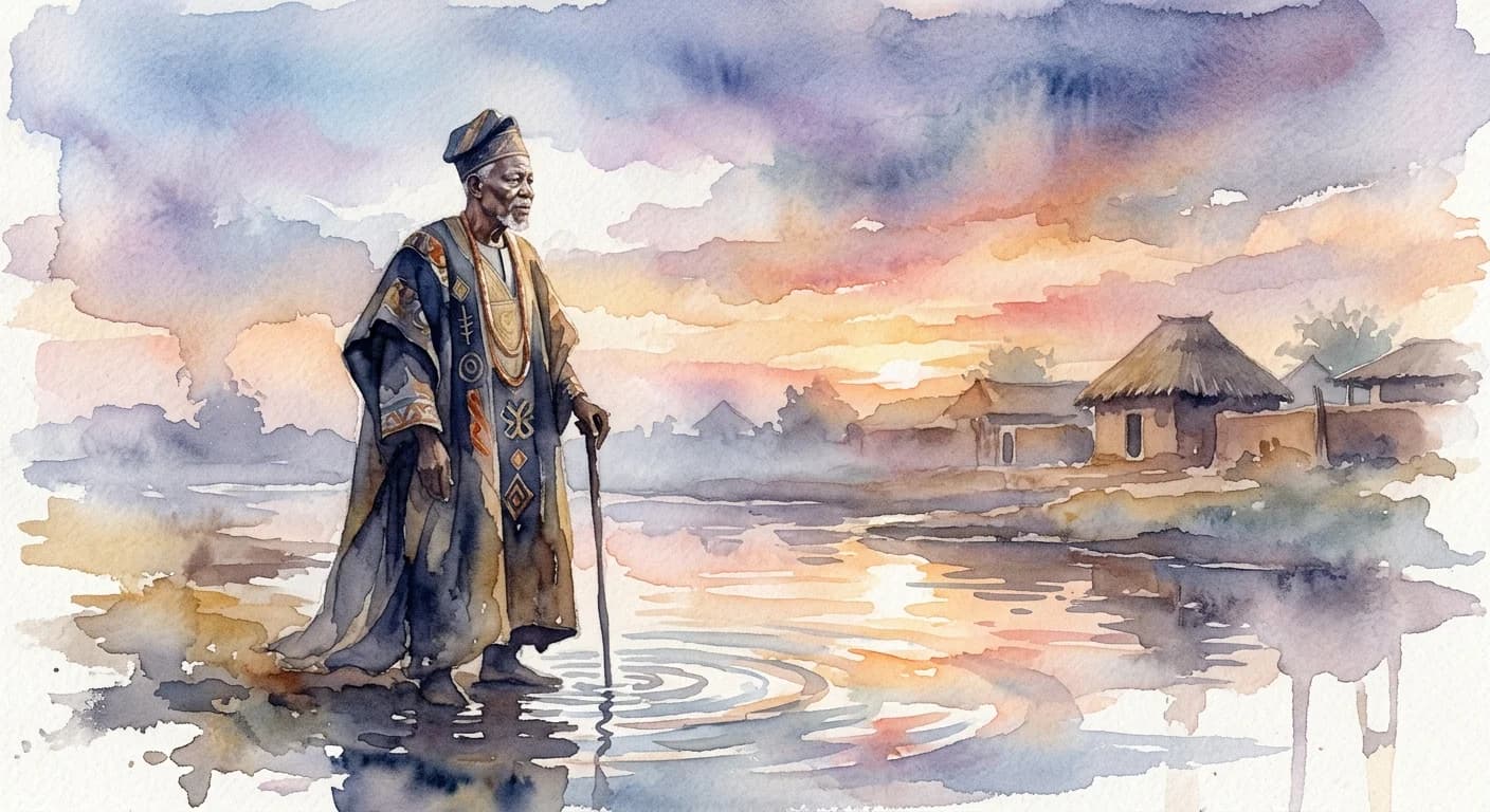 Artistic representation of Alaafin