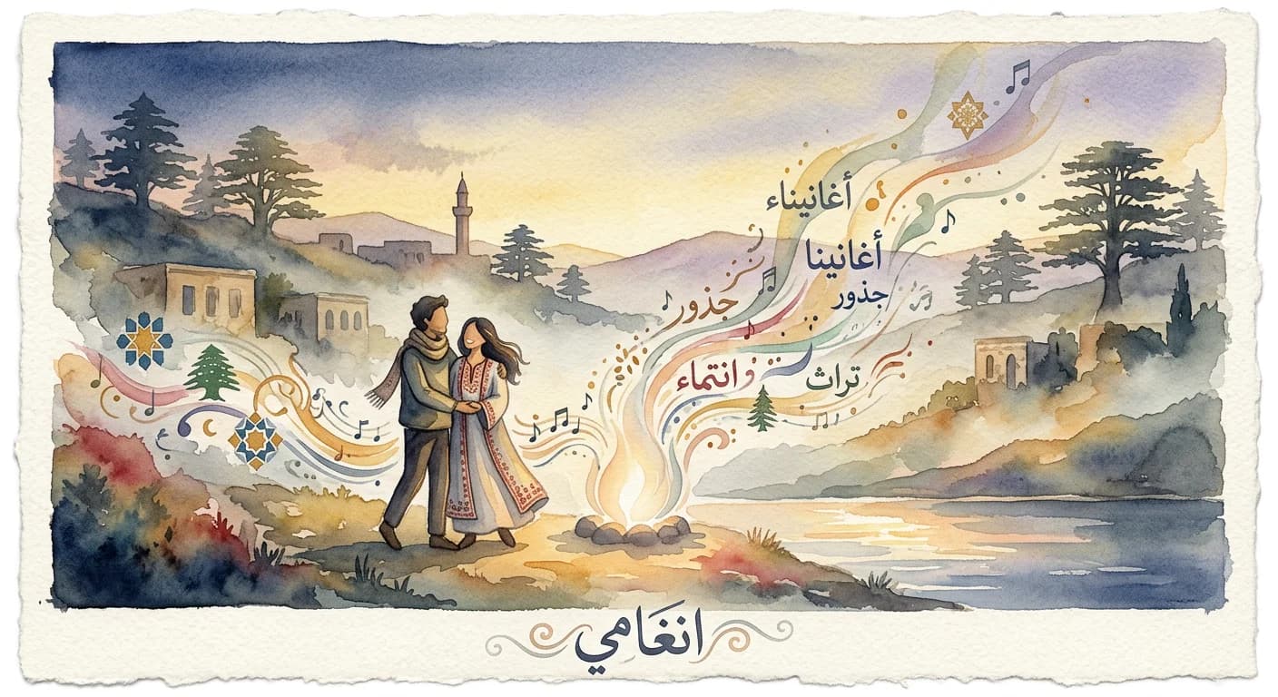 Artistic representation of Anghami