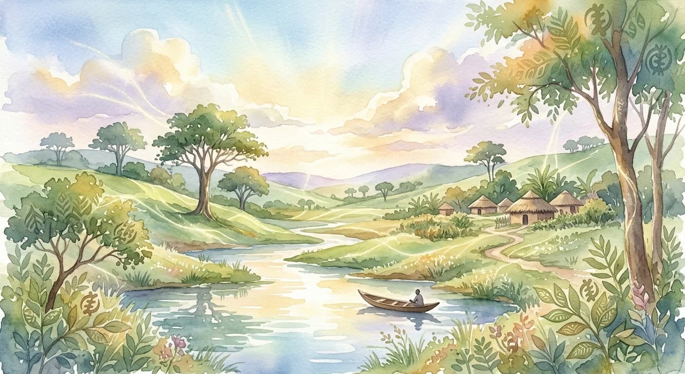 Artistic representation of Asé