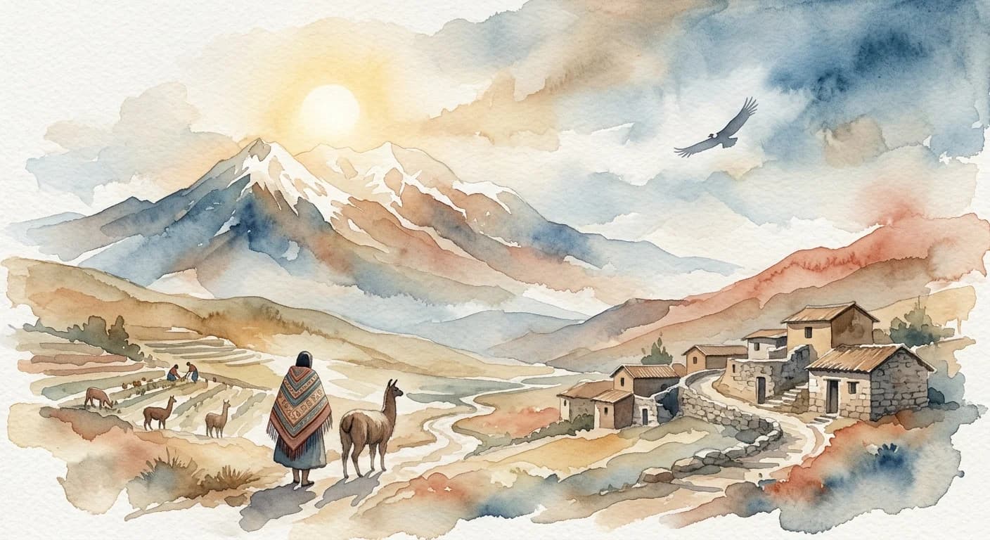 Artistic representation of Aymara