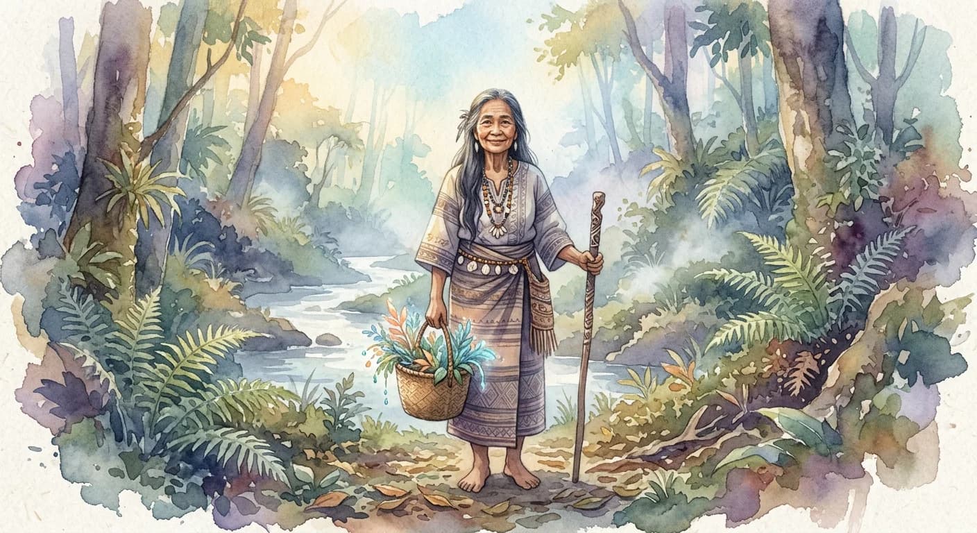Artistic representation of Babaylan