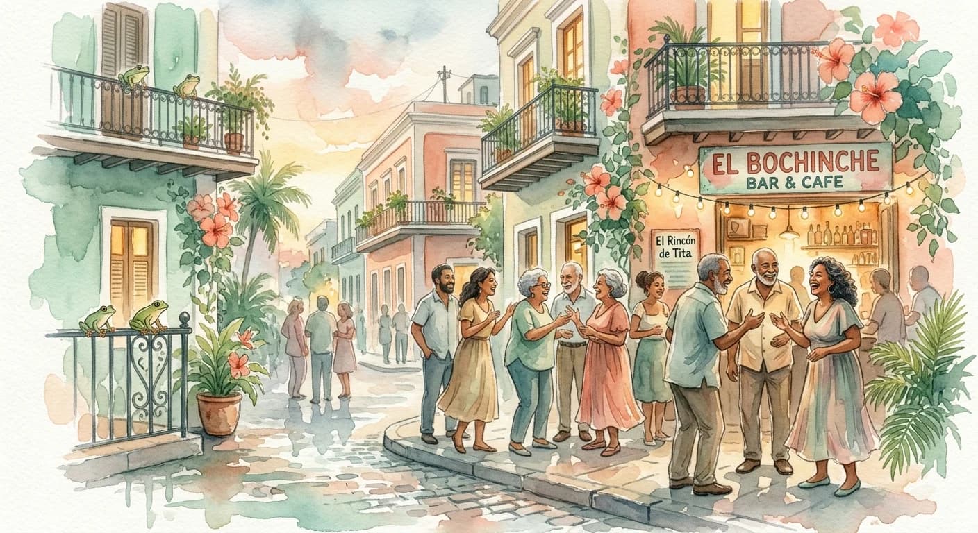 Artistic representation of Bochinche