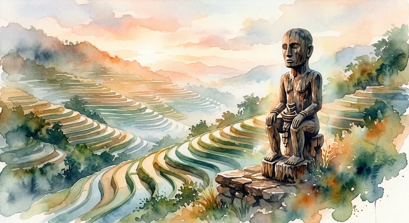 Artistic representation of Bulul