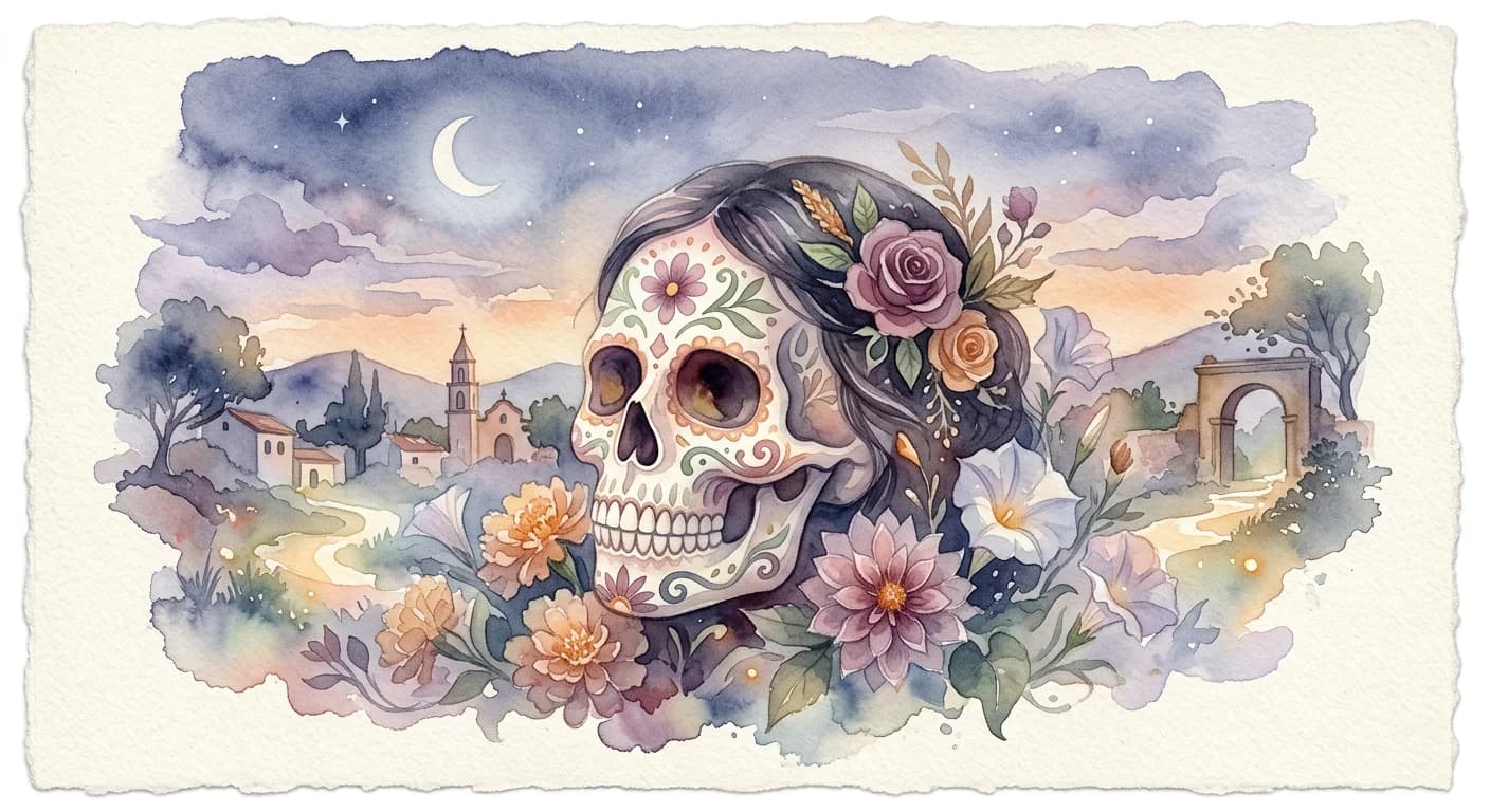 Artistic representation of Calavera