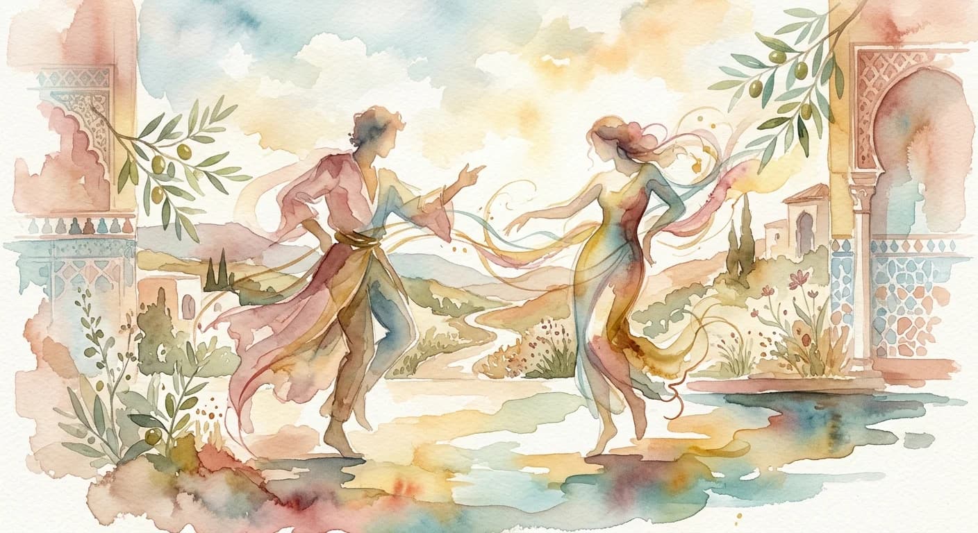 Artistic representation of Contrapunteo