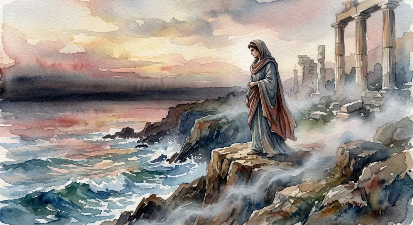 Artistic representation of Hamartia