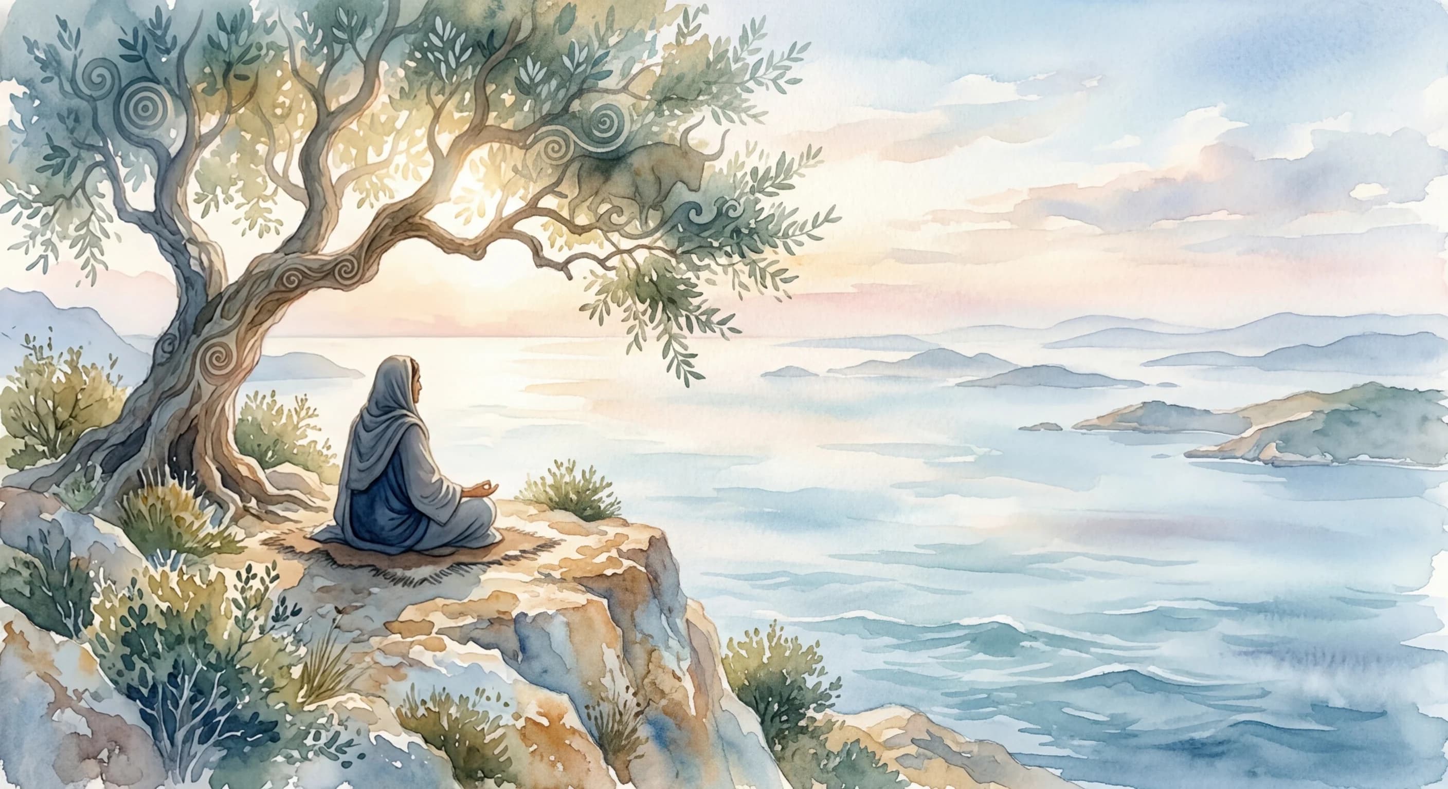 Artistic representation of Ataraxia