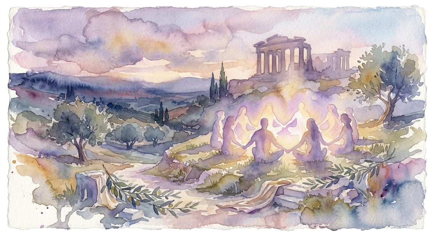 Artistic representation of Methexis
