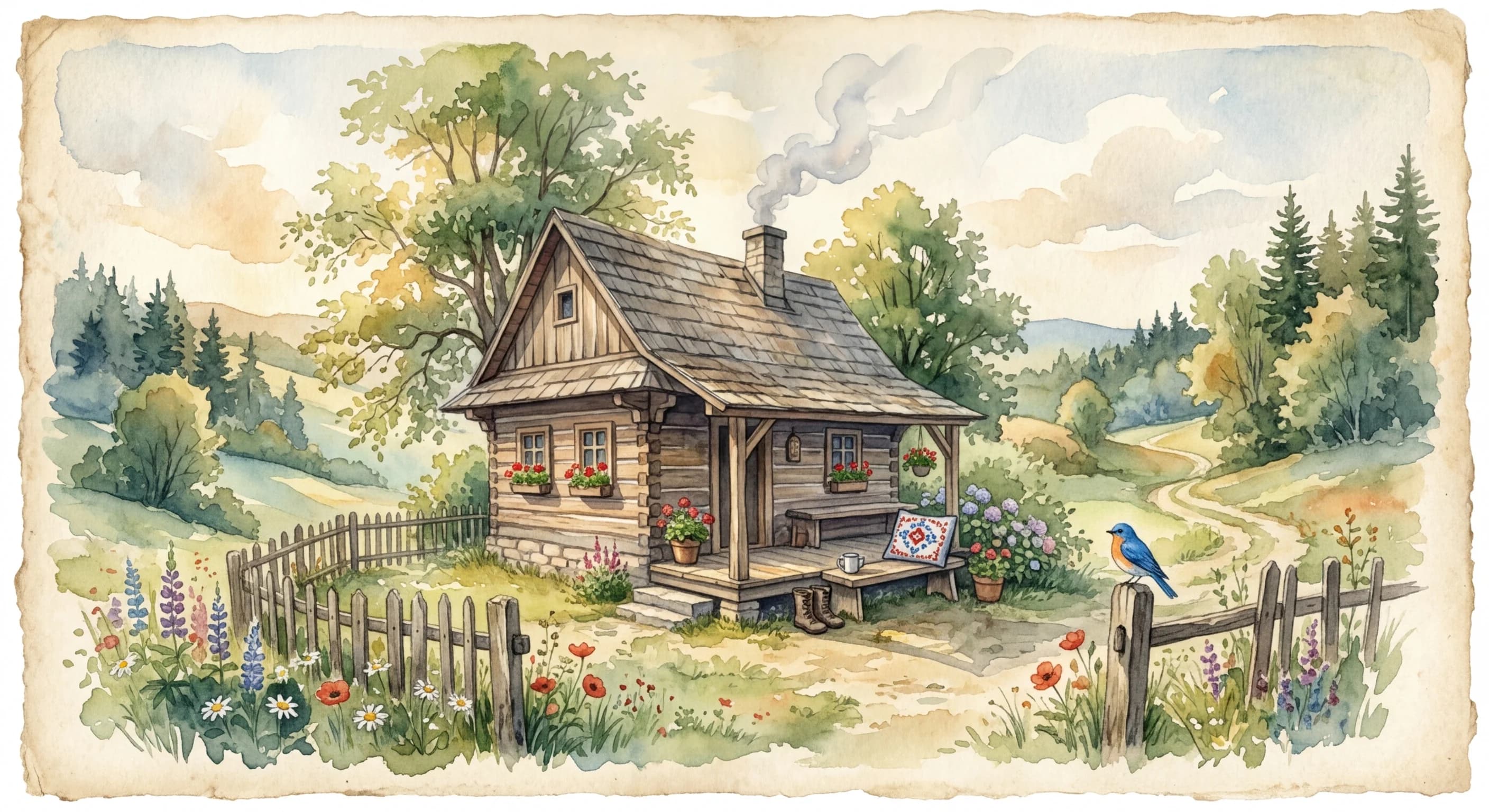 Artistic representation of Chatařství