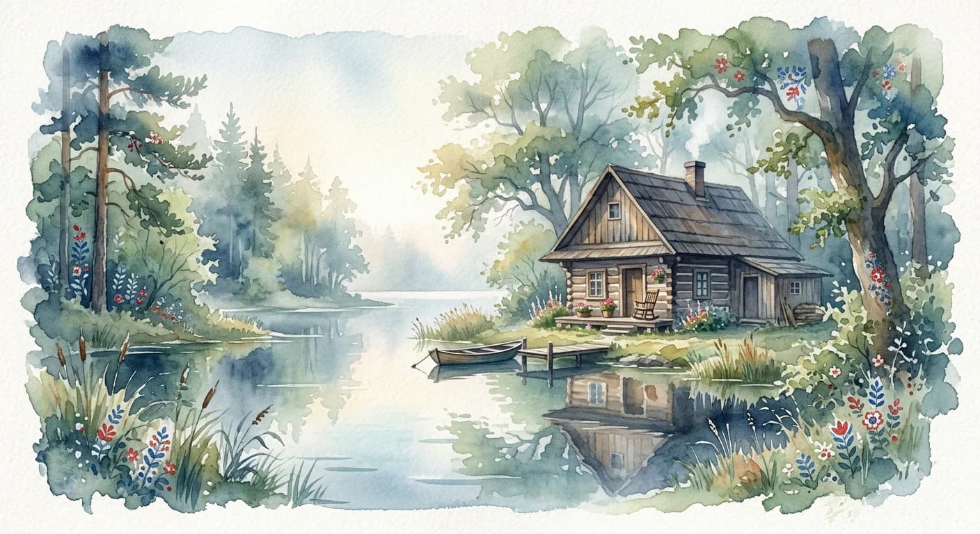 Artistic representation of Chalupářství