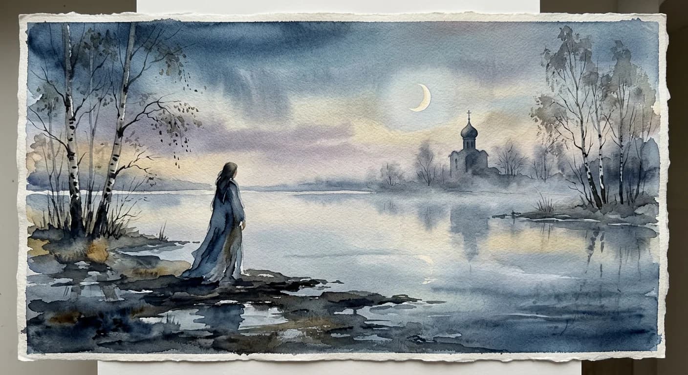 Artistic representation of toska